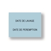 Etiquettes 31x25mm bleues pre-imprimees 1153